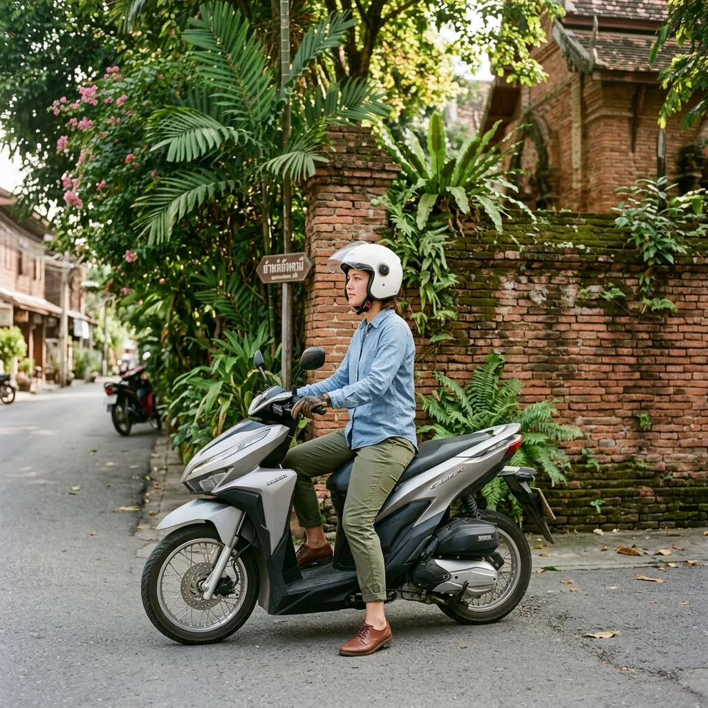Renting Your First Scooter in Chiang Mai